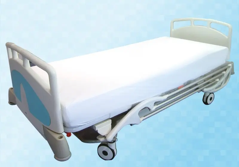 Housse de rechange en polyester enduit PVC pour matelas collectivité