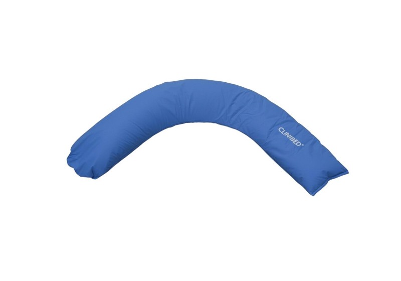 Coussin de positionnement demi lune Clinibed - modèle de 1140 grammes / 190 x 35 centimètres
