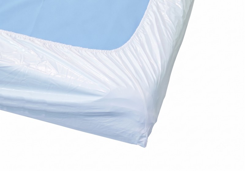 Alèse drap-housse imperméable en film polyuréthane 50 microns élastiqué au pourtour