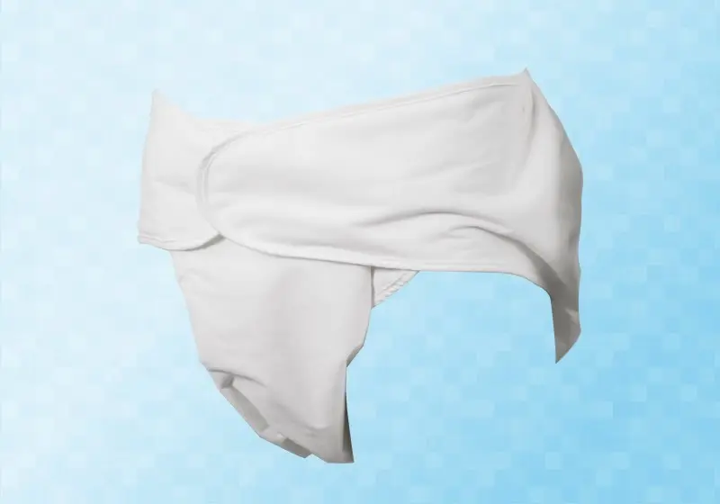 Culotte optim avec fixation par scratchs