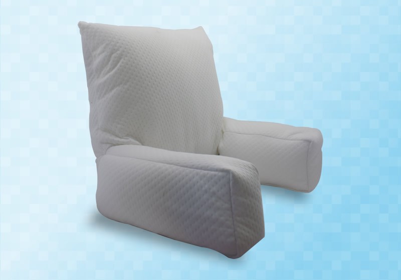 Coussin de calage lecture avec accoudoir - Clinibed